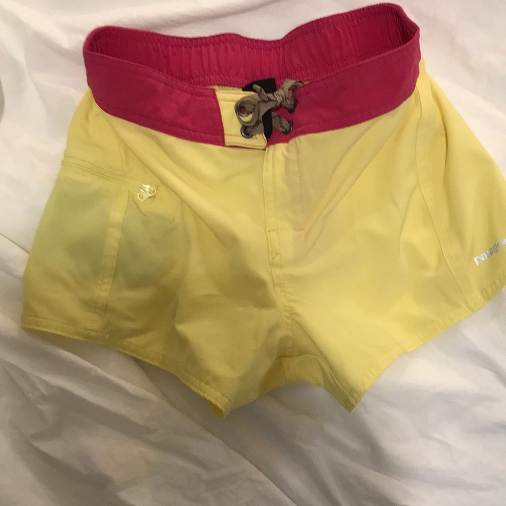 Patagonia girls board shorts.  Size 10 (M).